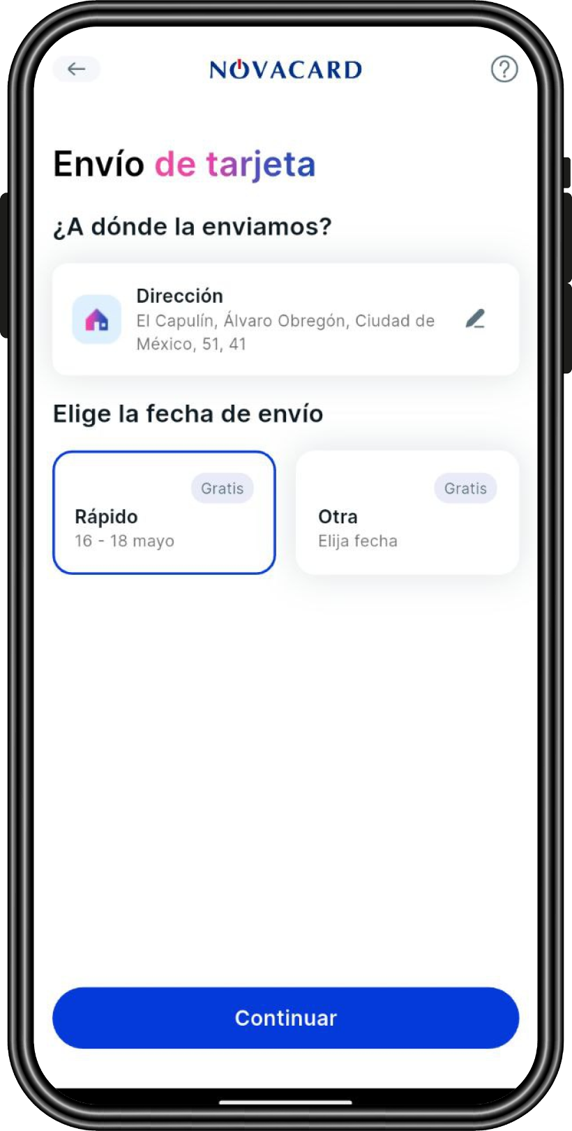 ¿No te llegó tu tarjeta? ¿Se perdió durante la enrega?